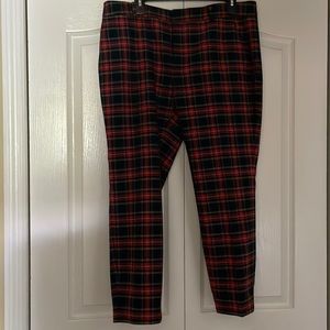 Women’s plaid pants, Zara
